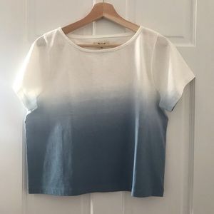 Cropped Madewell 100% Cotton Tee
